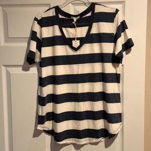 Brand new striped tee.
